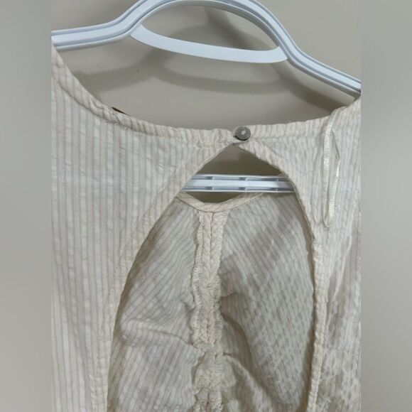 NWT Free People Long Sleeve Cinch Front Top - Picture 6 of 7